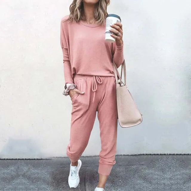 Damskie Komplety Dresowe | Bluza z Długim Rękawem i Spodnie Jogger