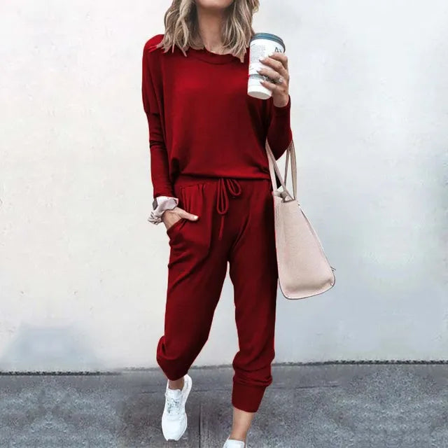 Damskie Komplety Dresowe | Bluza z Długim Rękawem i Spodnie Jogger