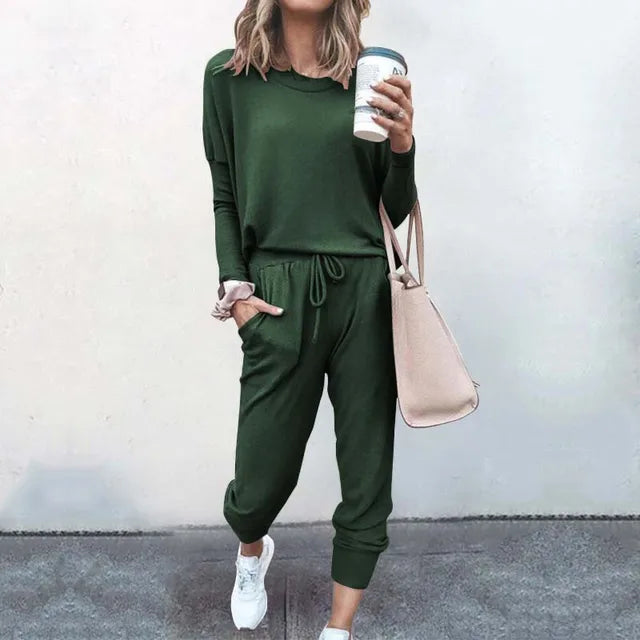 Damskie Komplety Dresowe | Bluza z Długim Rękawem i Spodnie Jogger