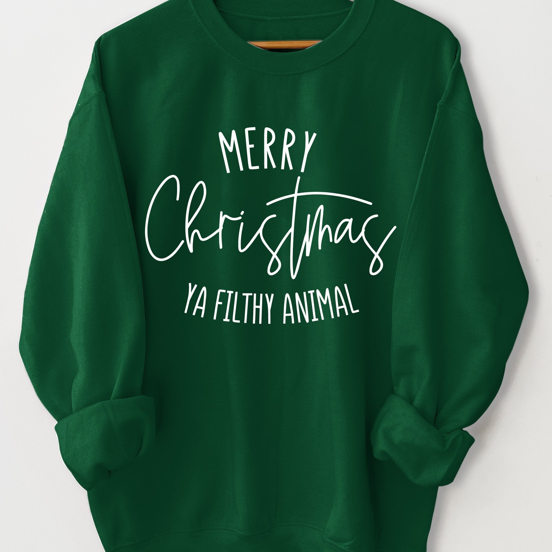 Sweter Świąteczny | Z Napisem Wesołych Świąt