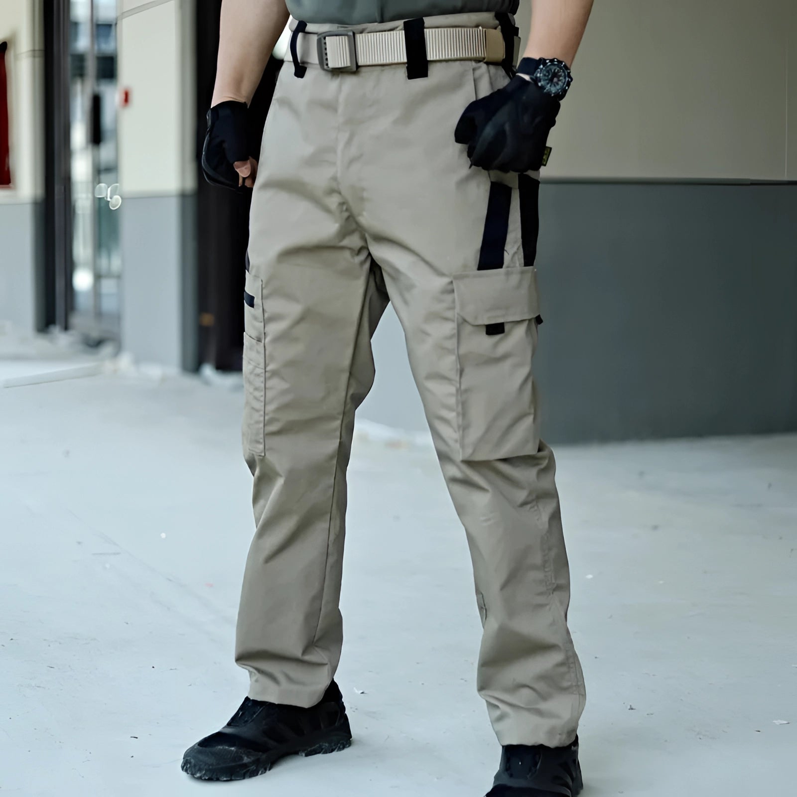 Spodnie Męskie Taktyczne Cargo Wielokieszeniowe| Do Outdoor I Na Co Dzień