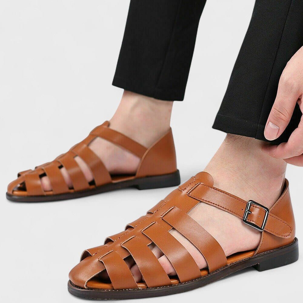 Sandały męskie o nowoczesnym designie - Stylowamoda