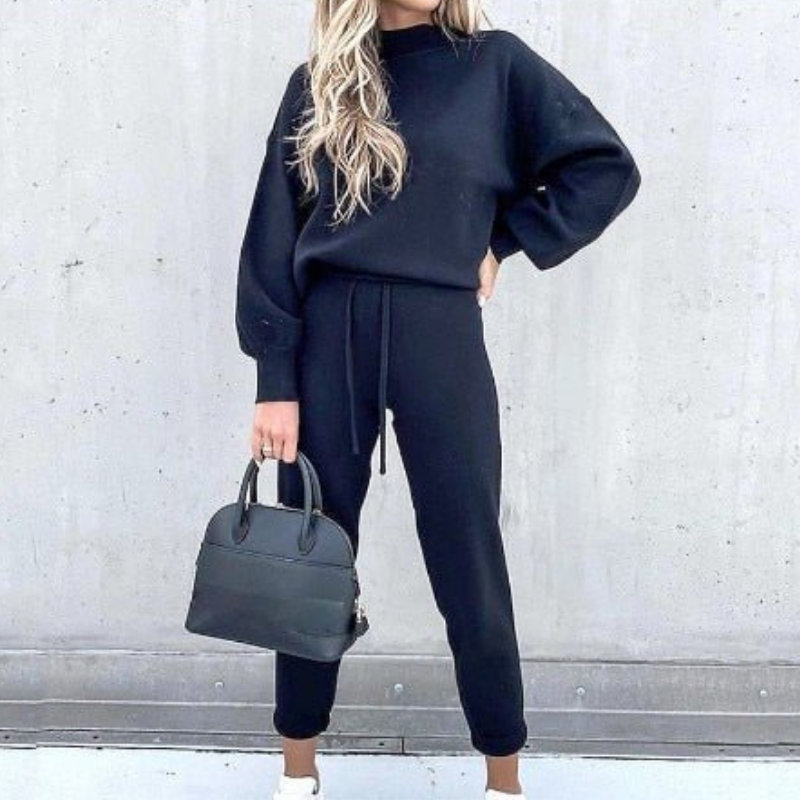 Komplety Dresowe Damskie Sweter I Spodnie | Dwuczęściowy Zestaw Na Co Dzień I Dom
