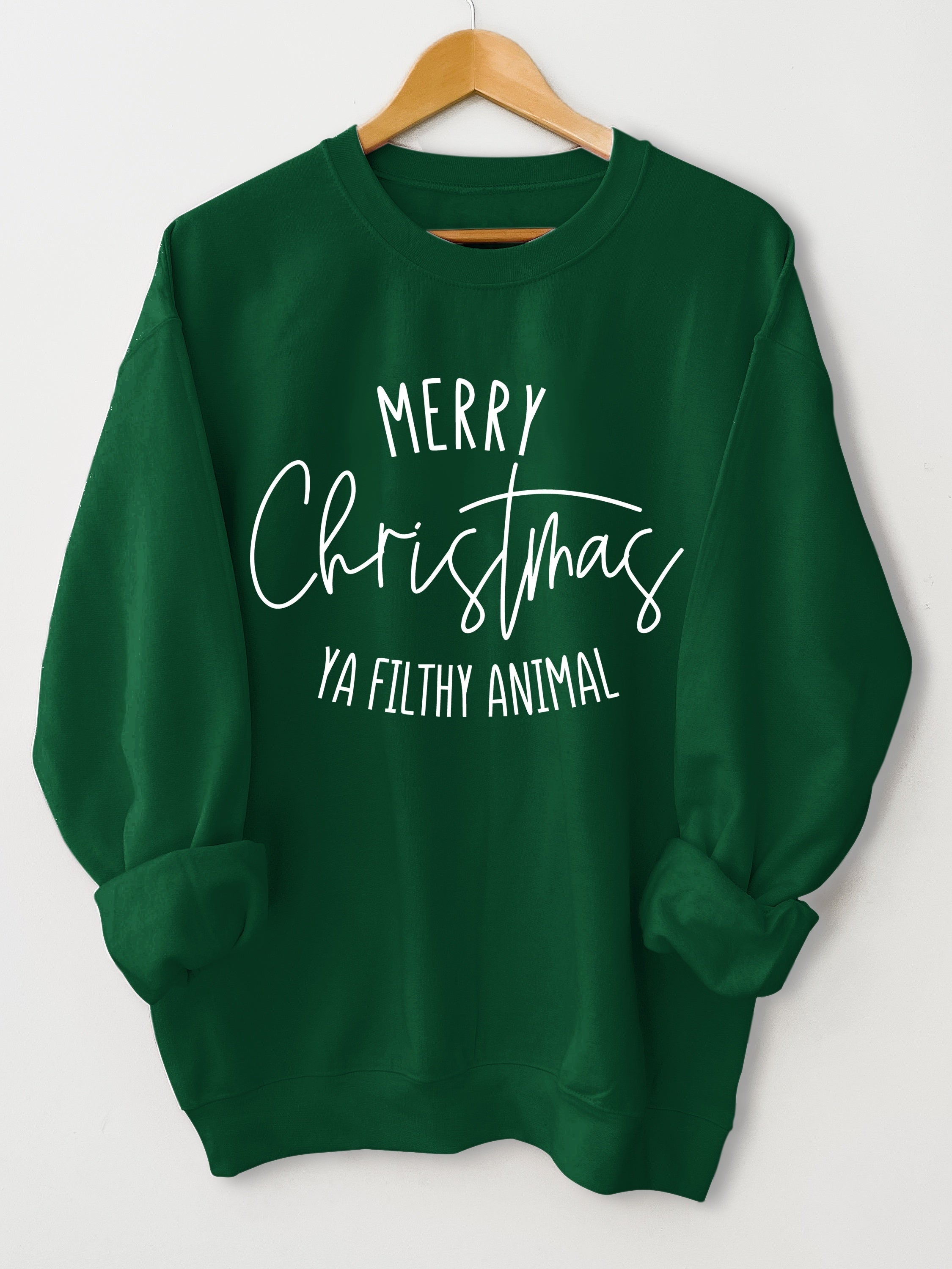 Sweter Świąteczny | Z Napisem Wesołych Świąt