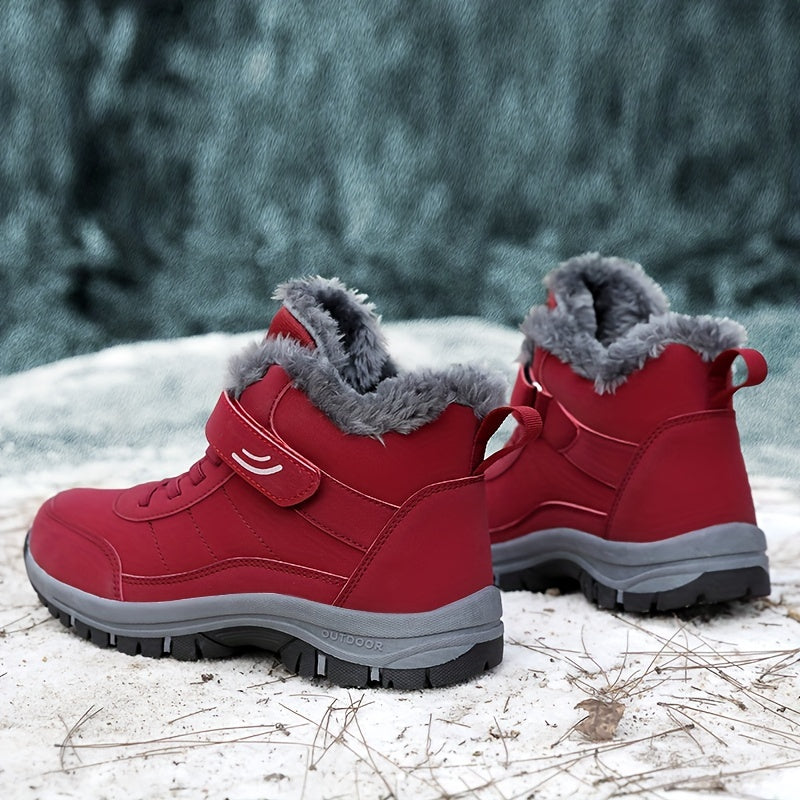 Śniegowce Buty Trekkingowe Damskie | Ocieplane Wodoodporne Antypoślizgowe