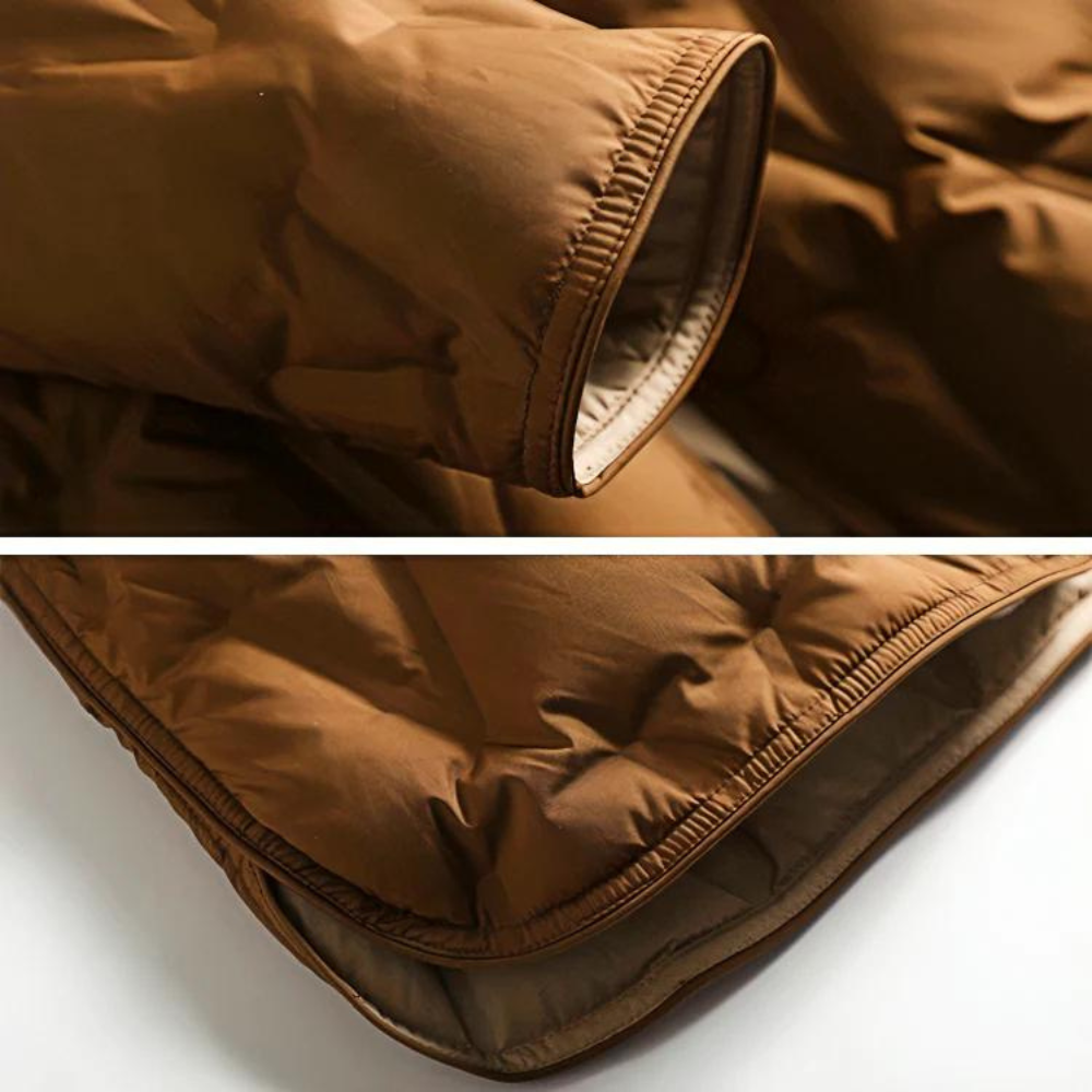 Damska Kurtka Zimowa | Pikowana Dwustronna Ocieplana