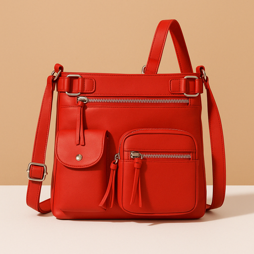 Torebka Damska Antykradzieżowa Konwertowalna Crossbody Plecak | Wielokieszeniowa Na Co Dzień Podróże i Miasto