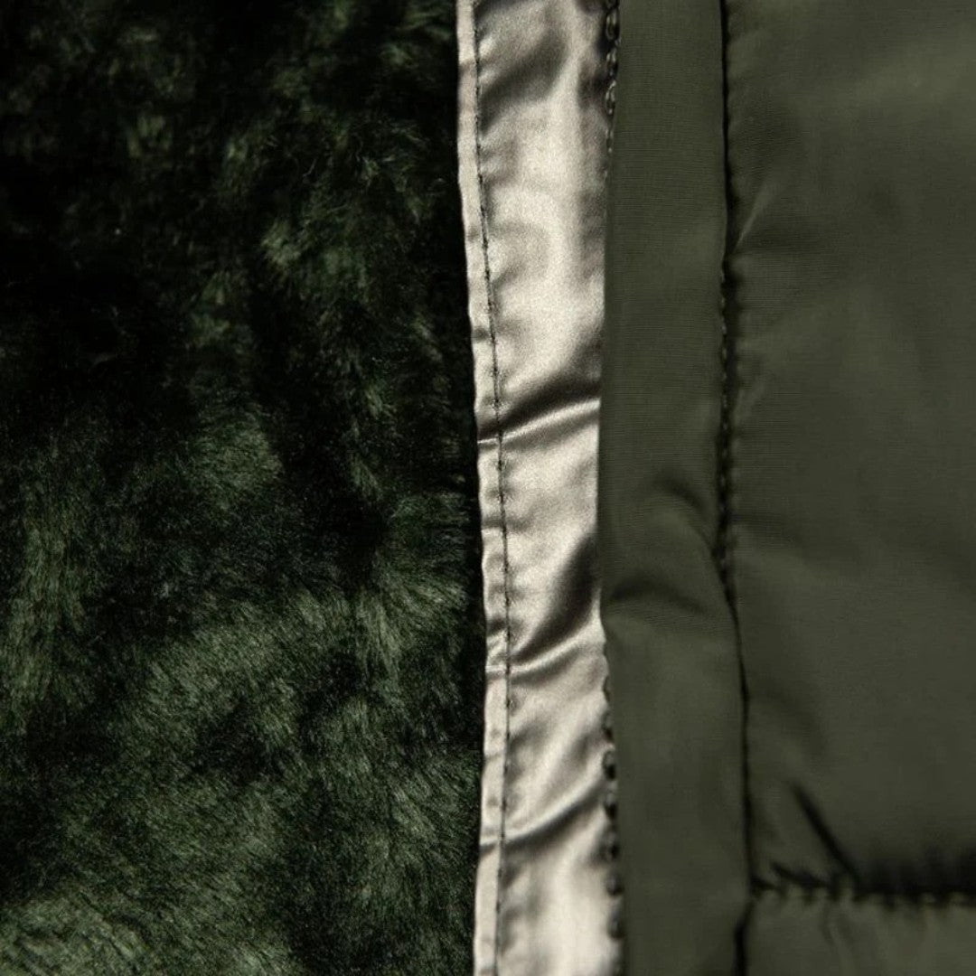 Kurtka Zimowa Damska Z Kapturem | Ocieplana Pluszową Podszewką Z Asymetrycznym Zamkiem