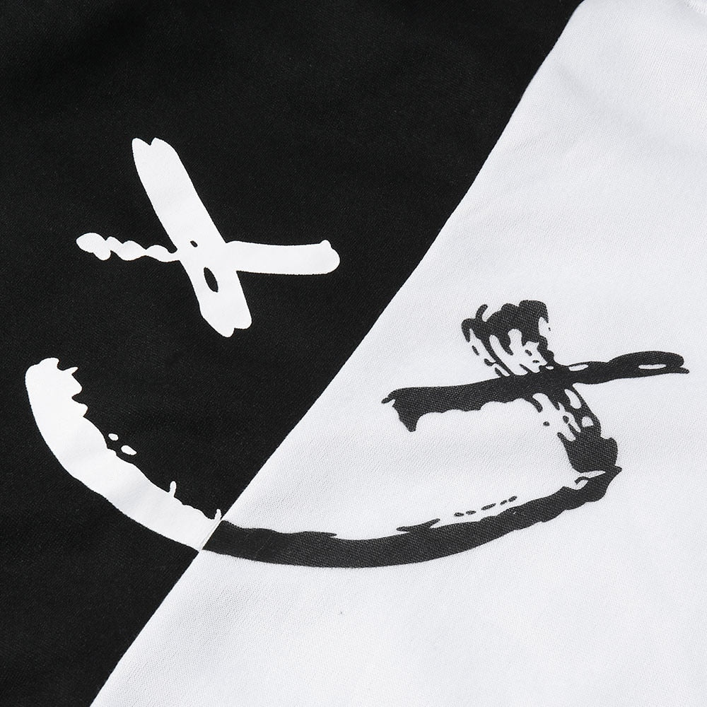 Sweter Męski | Bluza Z Kapturem Z Nadrukiem