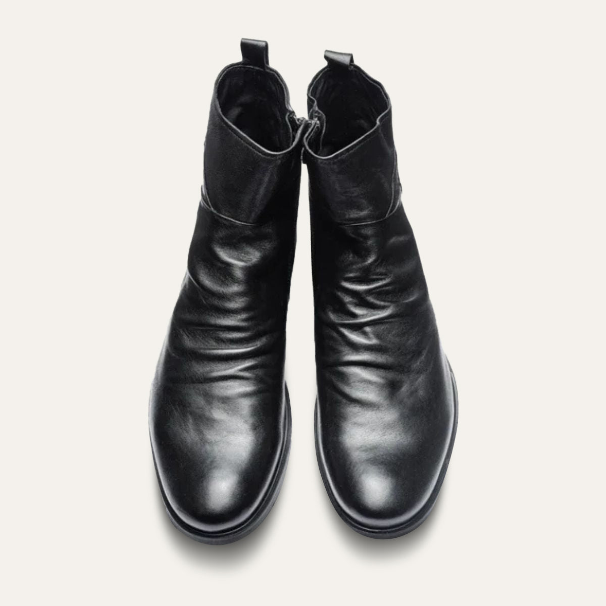 Męskie Buty Zimowe Chelsea Z Zamkiem | Eleganckie